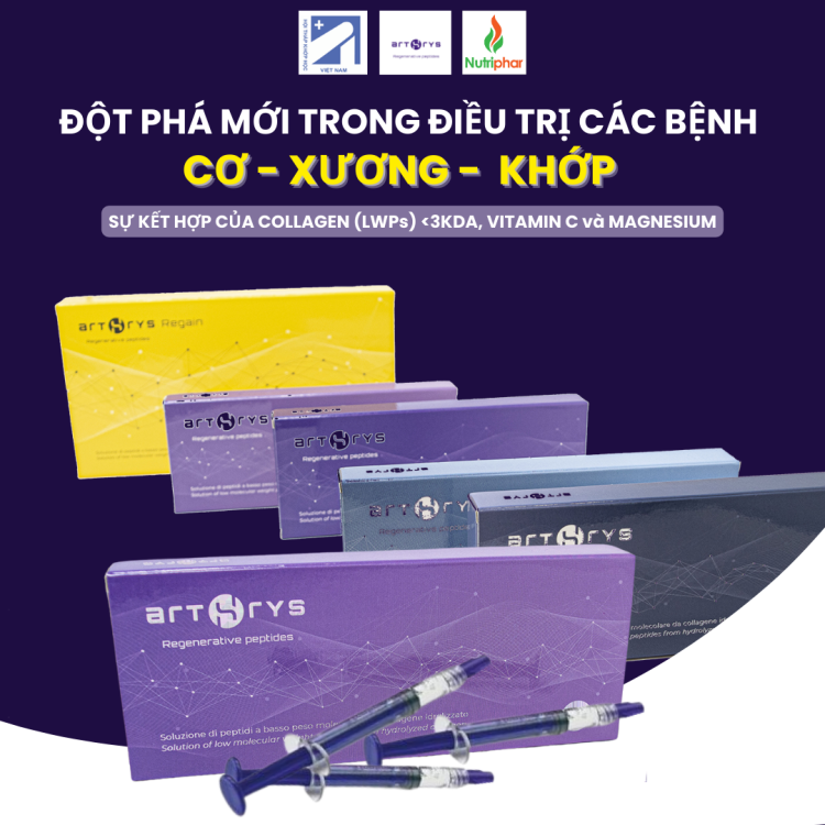 Arthrys có nhiều chủng loại được điều trị cho nhiều trường hợp bệnh do Nutriphar phân phối độc quyền tại Việt Nam