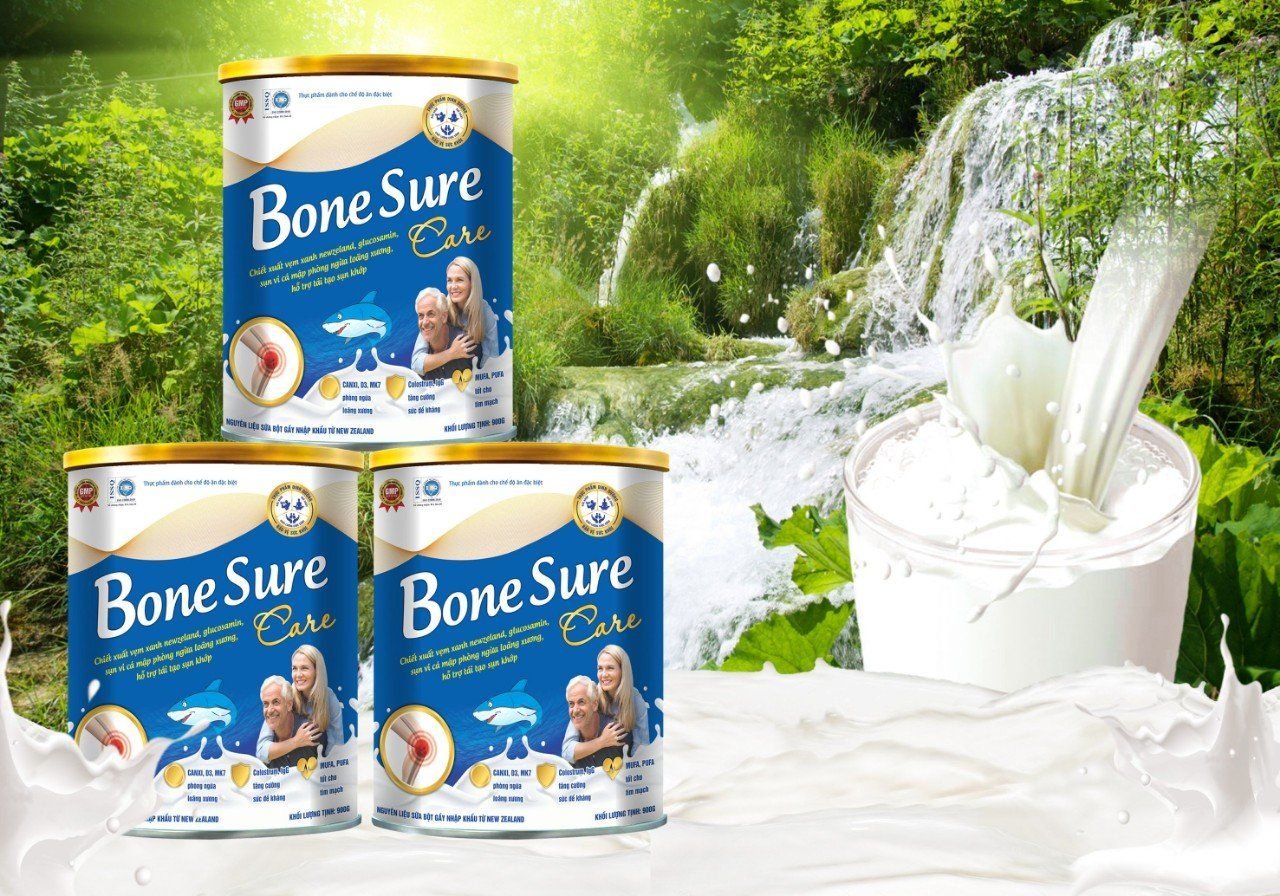 Bonesure bổ sung hàm lượng canxi cần thiết giúp duy trì mật độ xương