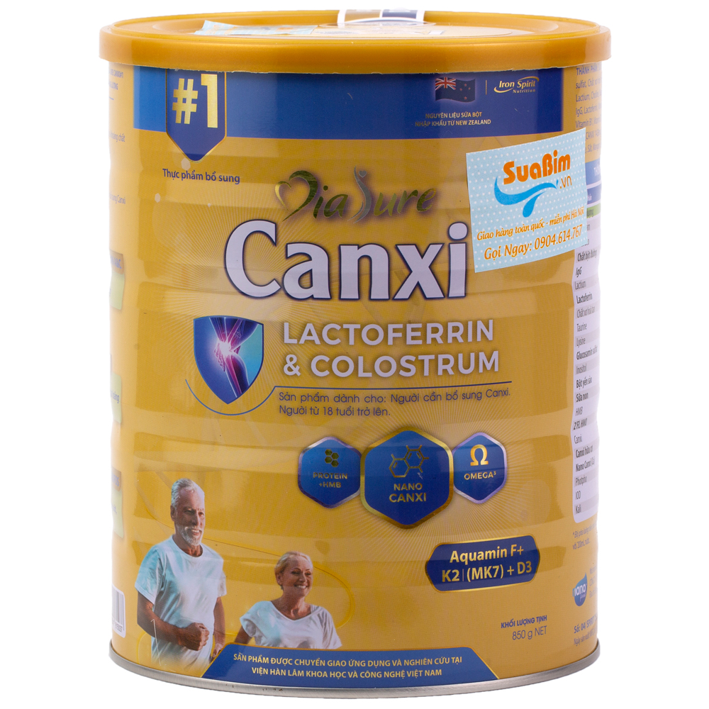 Sữa Diasure Canxi là loại sữa cho xương khớp rất phổ biến ở Việt Nam