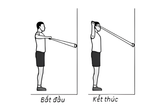 Bài tập xoay ngoài với tay gấp 90 độ