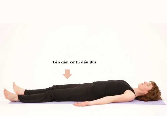 Hình ảnh minh họa cho bài tập cơ tứ đầu đùi