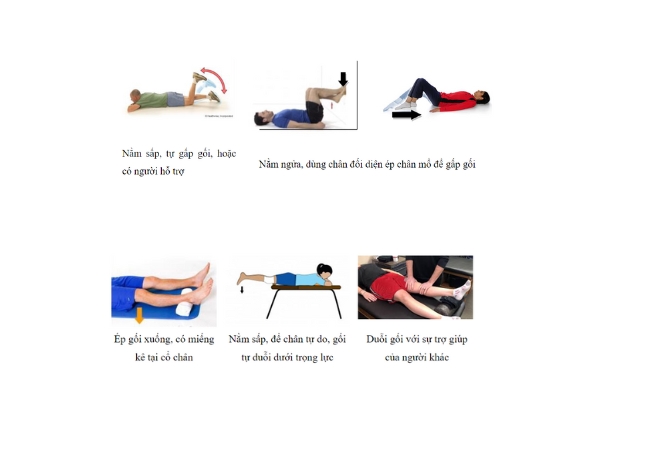 Động tác phục hồi biên độ vận động khớp gối