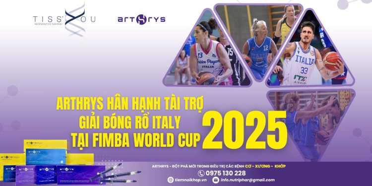 Arthrys hân hạnh tài trợ giải bóng rổ Italy