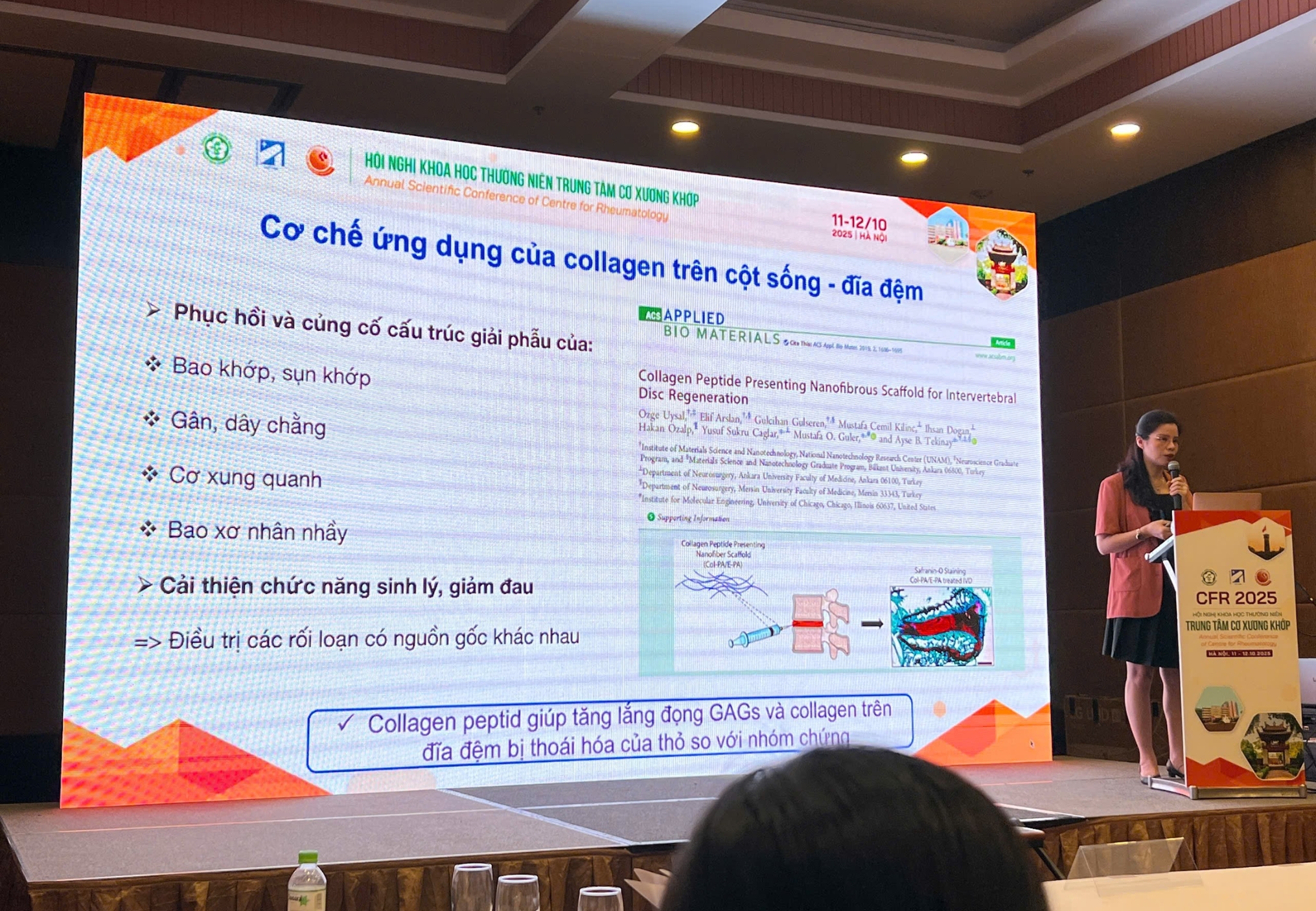 Cơ chế ứng dụng của Collagen trên cột sống - đĩa đệm